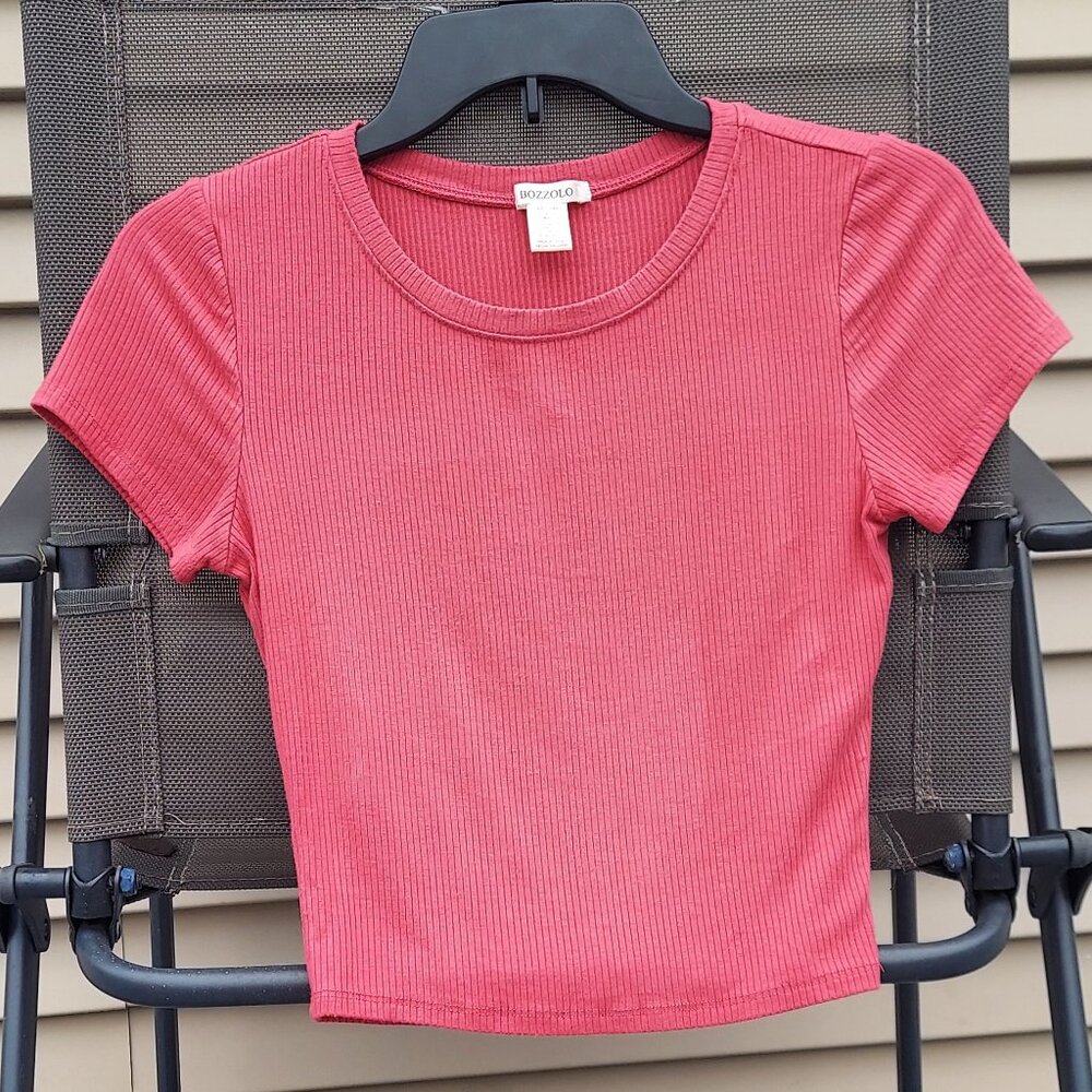 Rose colored Crop Top by Bozzolo